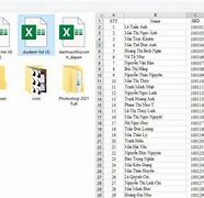 Danh Sách Tên Học Sinh File Excel