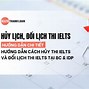 Huỷ Lịch Thi Ielts Idp